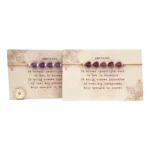 Typisch Shanna | Edelsteen armbandje | Hartjes Amethist