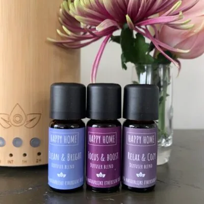 Aroma Diffuser | Bamboo + Startset Happy Home | 150 ML