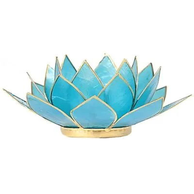 Lotus sfeerlicht | Blauw 5e Chakra