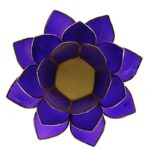 Lotus sfeerlicht | Indigo 6e Chakra Goudrand