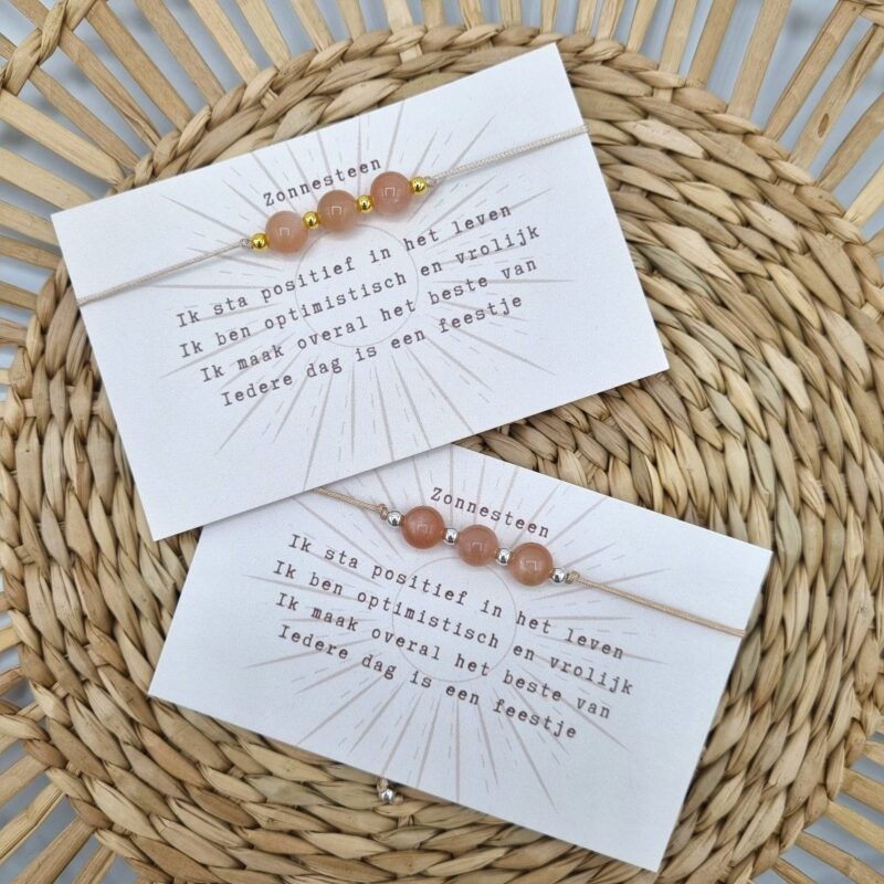 Typisch Shanna | Edelsteen armbandje | Zonnesteen