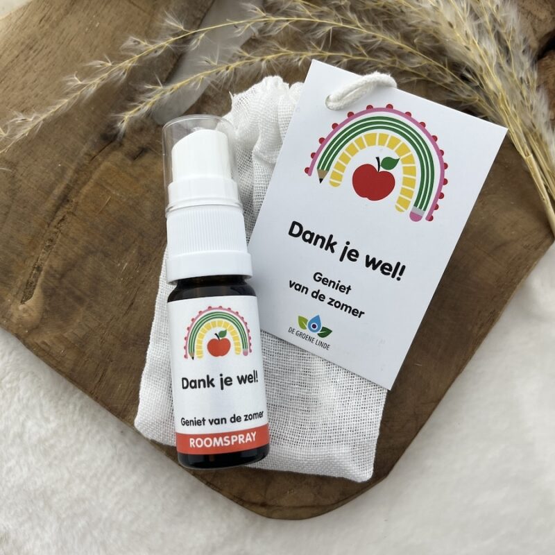 Bedankt Juf of Meester | Roomspray