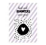 Kaart A6 incl. Bloemzaadjes | heel veel bloemetjes voor jou