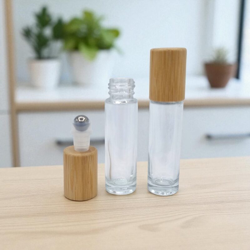 DIY Roller | Helder Glas | 10 ML | Houtnerf