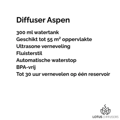 Aroma Diffuser | Aspen | 300 ML