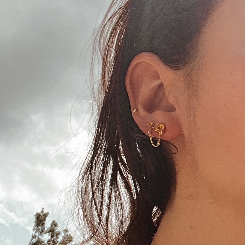 L'Heure Dorée | Amitié oorbel (one piece)