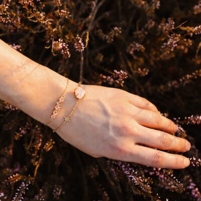 L Heure Doree Etoile Cœur armband