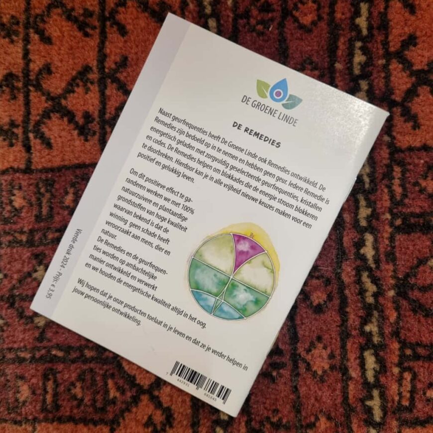 A6 Remedie boekje met uitleg A6 Remedie boekje met uitleg