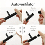 Luxe RVS Autoclip | 5 kleuren