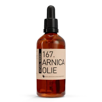 Natural Heroes | 167. Arnica Olie (Biologisch & Koudgeperst) | 100 ml