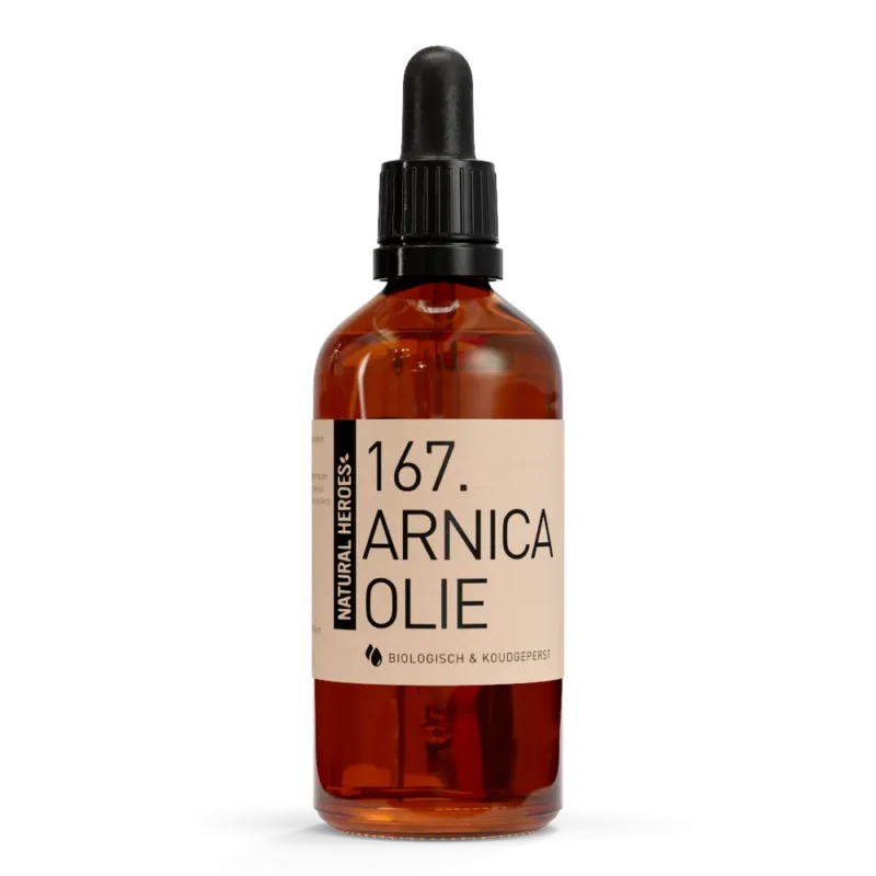 Natural Heroes | 167. Arnica Olie (Biologisch & Koudgeperst) | 100 ml