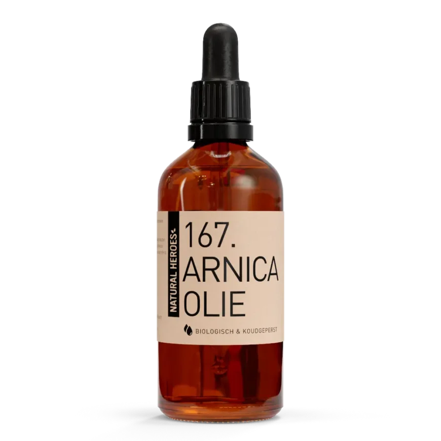 Natural Heroes | 167. Arnica Olie (Biologisch & Koudgeperst) | 100 ml