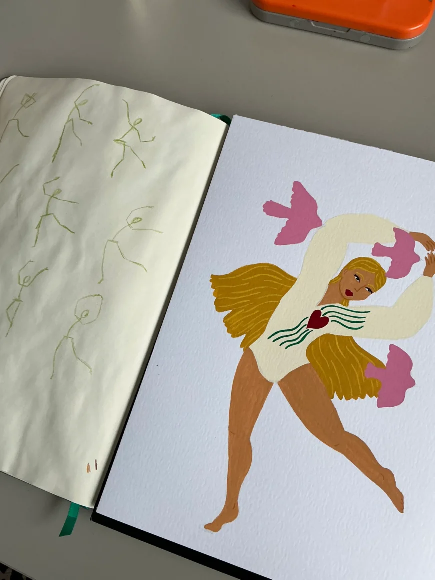 Ansichtkaart Fly Away With Me | A6