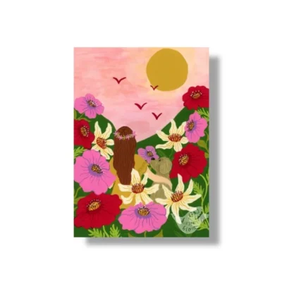 Ansichtkaart Unconditional love A6