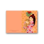 Dubbele Kerstkaart Mistletoe Hug