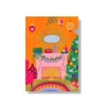 Enkele Kerstkaart By the fire A6