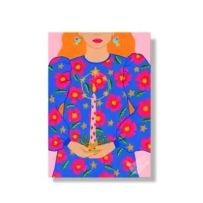 Enkele Kerstkaart ‘Light a candle’ A6