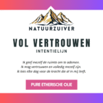 Vol Vertrouwen | Intentielijn