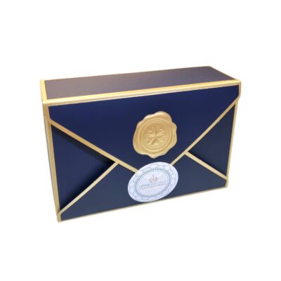 Ervaar de kracht van geur Geschenkenveloppen-Donkerblauw-met-goudkleurige-verzegeling