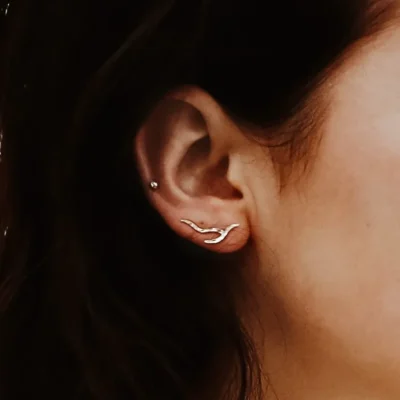 L’Heure Dorée | Brume Climber Oorbellen (2 varianten)